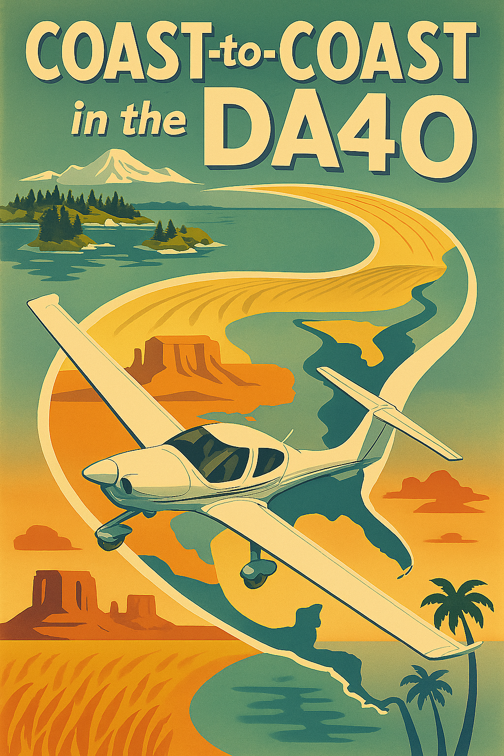 Flying across America 2024